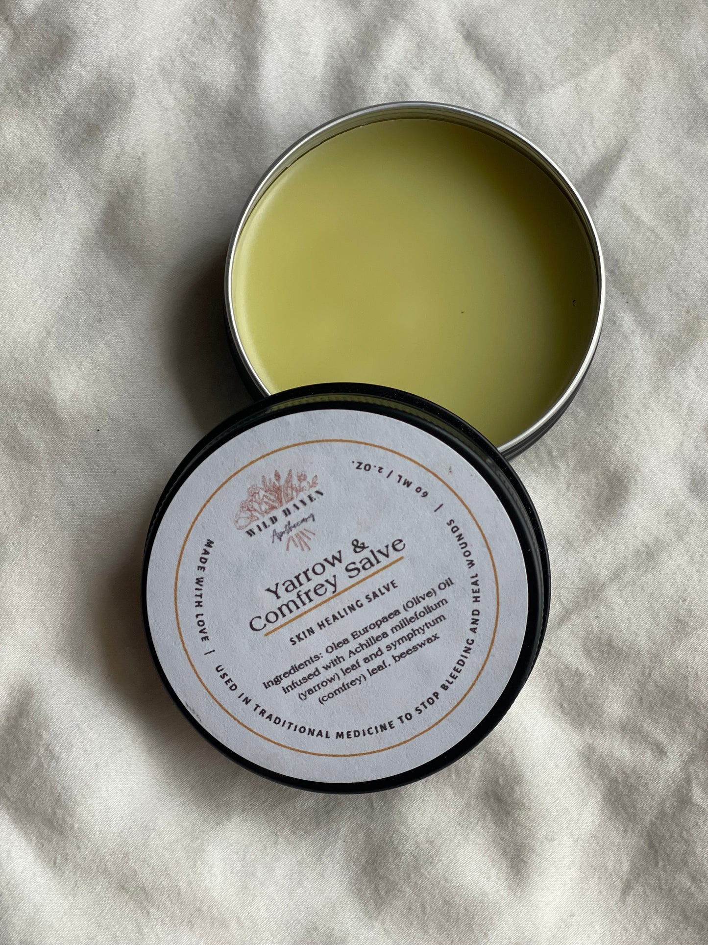 Yarrow and Comfrey Salve